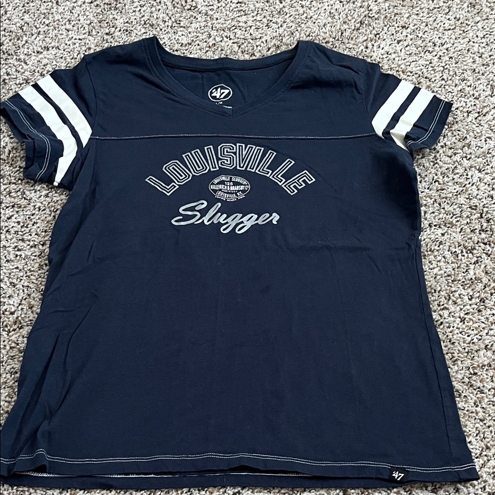 Women’s Navy Blue Louisville Slugger T-Shirt